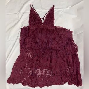Boutique Maroon long dress